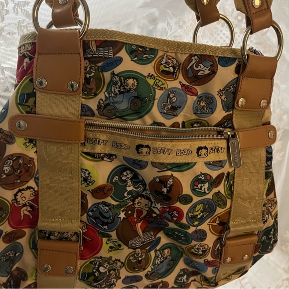Betty Boop Multicolor Men's Bag - Picture 1 of 4